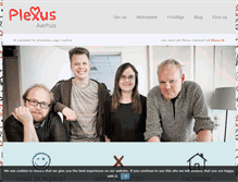 Tablet Screenshot of plexusaarhus.dk